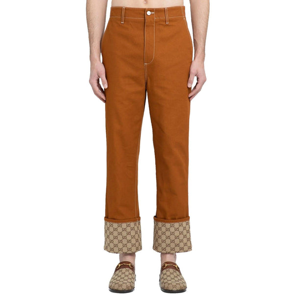 Gucci Gg Cotton Pants - Men - Piano Luigi