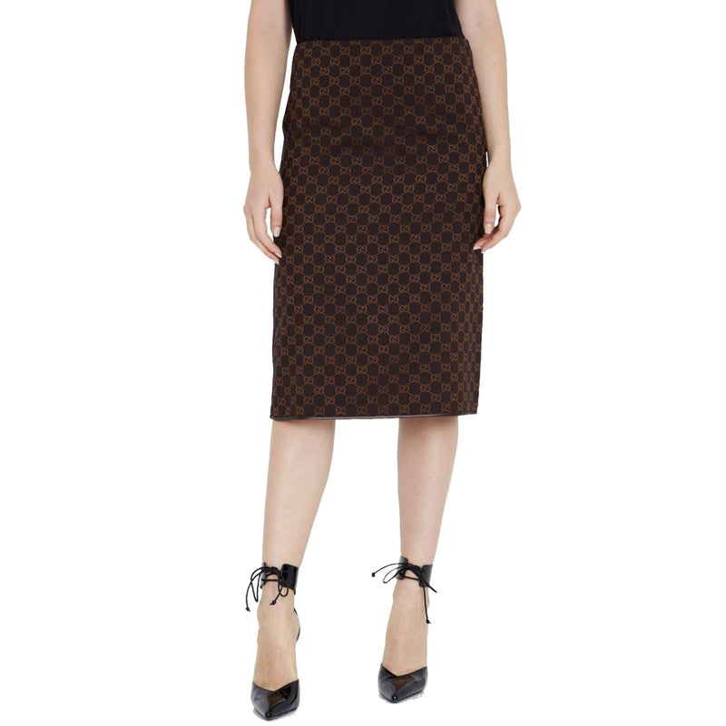 Gucci Gg Motif Skirt - Women - Piano Luigi