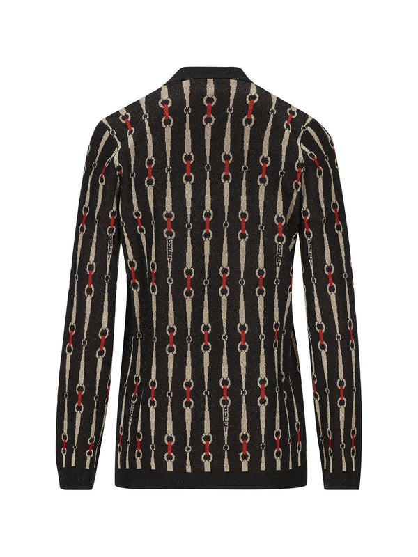 Gucci Horsebit Jacquard Cardigan - Women - Piano Luigi