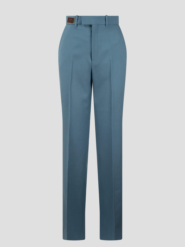 Gucci Horsebit Label Wool Pant - Women - Piano Luigi