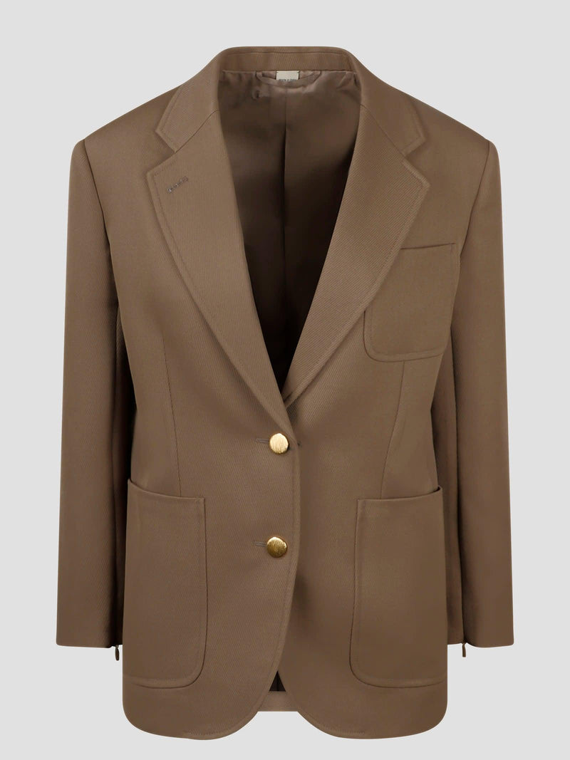 Gucci Horsebit Wool Jacket - Women - Piano Luigi