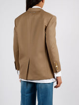 Gucci Horsebit Wool Jacket - Women - Piano Luigi