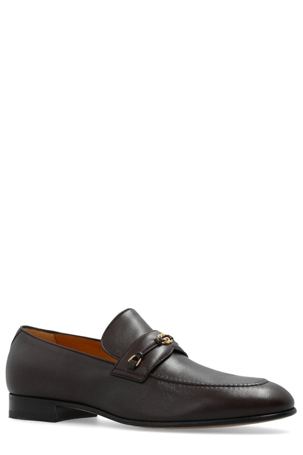 Gucci Interlocking G Slip-on Loafers - Men - Piano Luigi