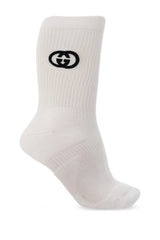 Gucci Interlocking G Stretched Ankle Socks - Men - Piano Luigi