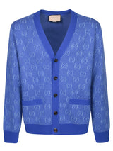 Gucci Jacquard Gg Cardigan - Men - Piano Luigi