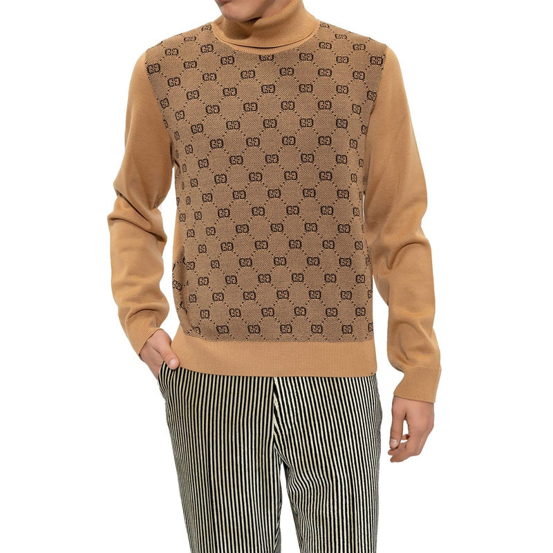 Gucci Jacquard Turtleneck Sweater - Men - Piano Luigi