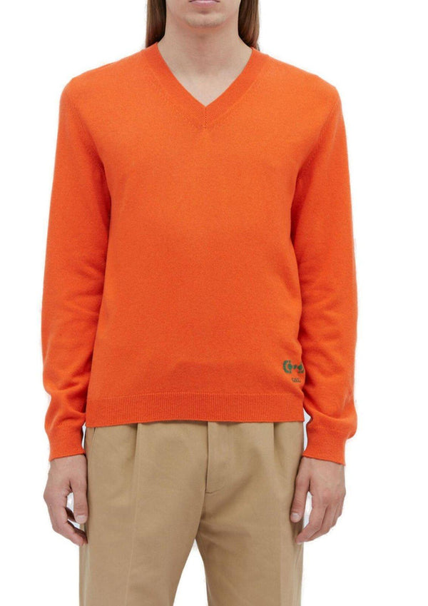 Gucci Knit V-neck Sweater - Men - Piano Luigi