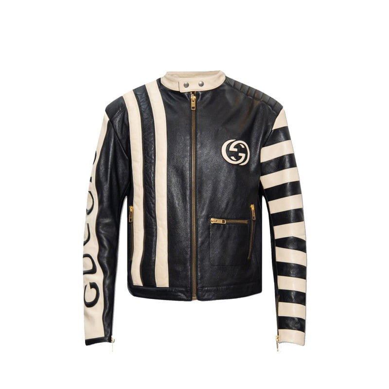 Gucci Leather Biker Lacket - Women - Piano Luigi