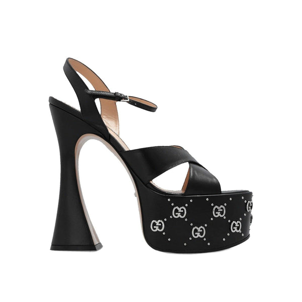 Gucci Leather Platform Sandals - Women - Piano Luigi