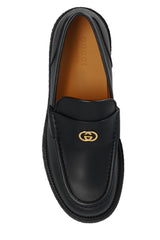 Gucci Logo Plaque Slip-on Loafers - Men - Piano Luigi