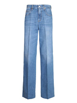 Gucci Oversize Blue Jeans - Women - Piano Luigi