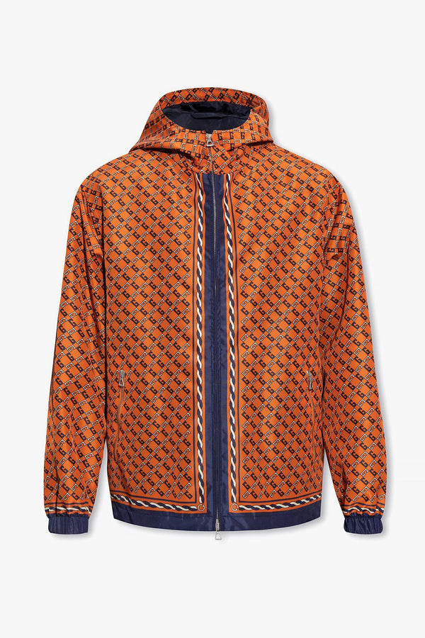 Gucci Patterned Hooded Jacket - Men - Piano Luigi