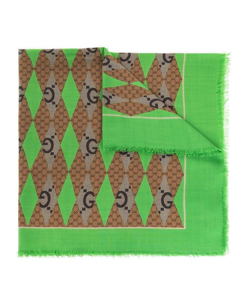 Gucci Patterned Scarf - Men - Piano Luigi