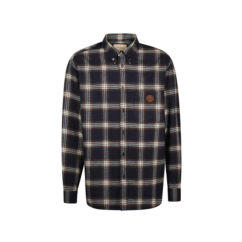 Gucci Plaid Flannel Shirt - Men - Piano Luigi