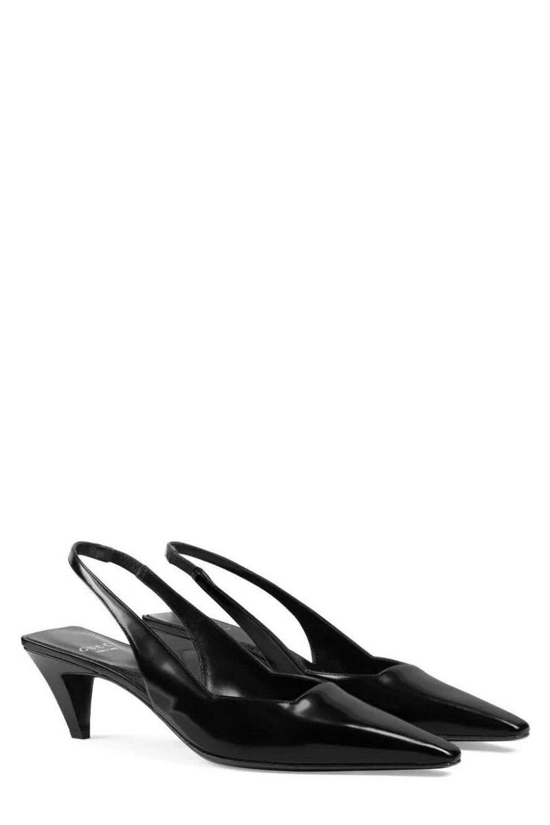 Gucci Pointed-toe Slingback Pumps - Women - Piano Luigi