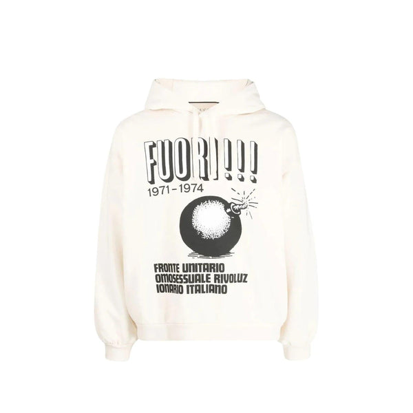 Gucci Printed Hoodie Sweatshirt - Men - Piano Luigi