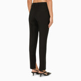 Gucci Regular Black Mohair Trousers - Women - Piano Luigi