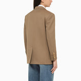 Gucci Single-breasted Camel Wool Jacket - Women - Piano Luigi