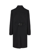 Gucci Single Breasted Logo Plaque Coat - Women - Piano Luigi