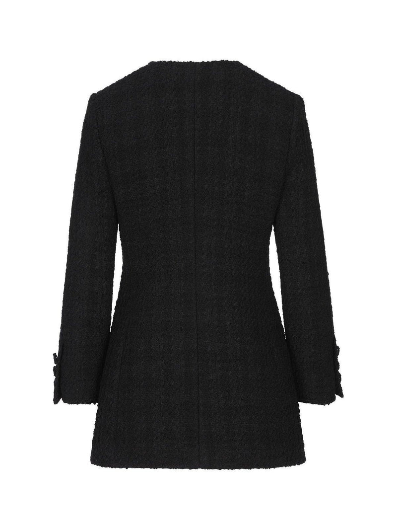 Gucci Single Breasted Tweed Jacket - Women - Piano Luigi