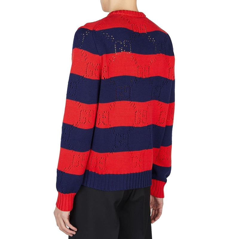 Gucci Striped Cotton Sweater - Men - Piano Luigi