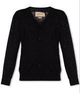 Gucci V-neck Knit Cardigan - Women - Piano Luigi