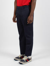 Gucci Web Detail Cotton Ankle Trousers - Men - Piano Luigi