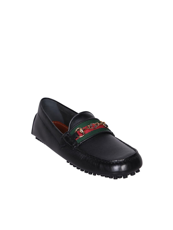 Gucci Web Ribbon Driver Loafer - Men - Piano Luigi