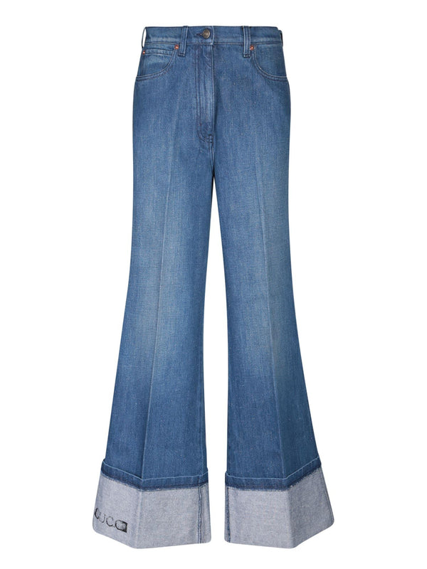 Gucci Wide Silhouette Jeans - Women - Piano Luigi