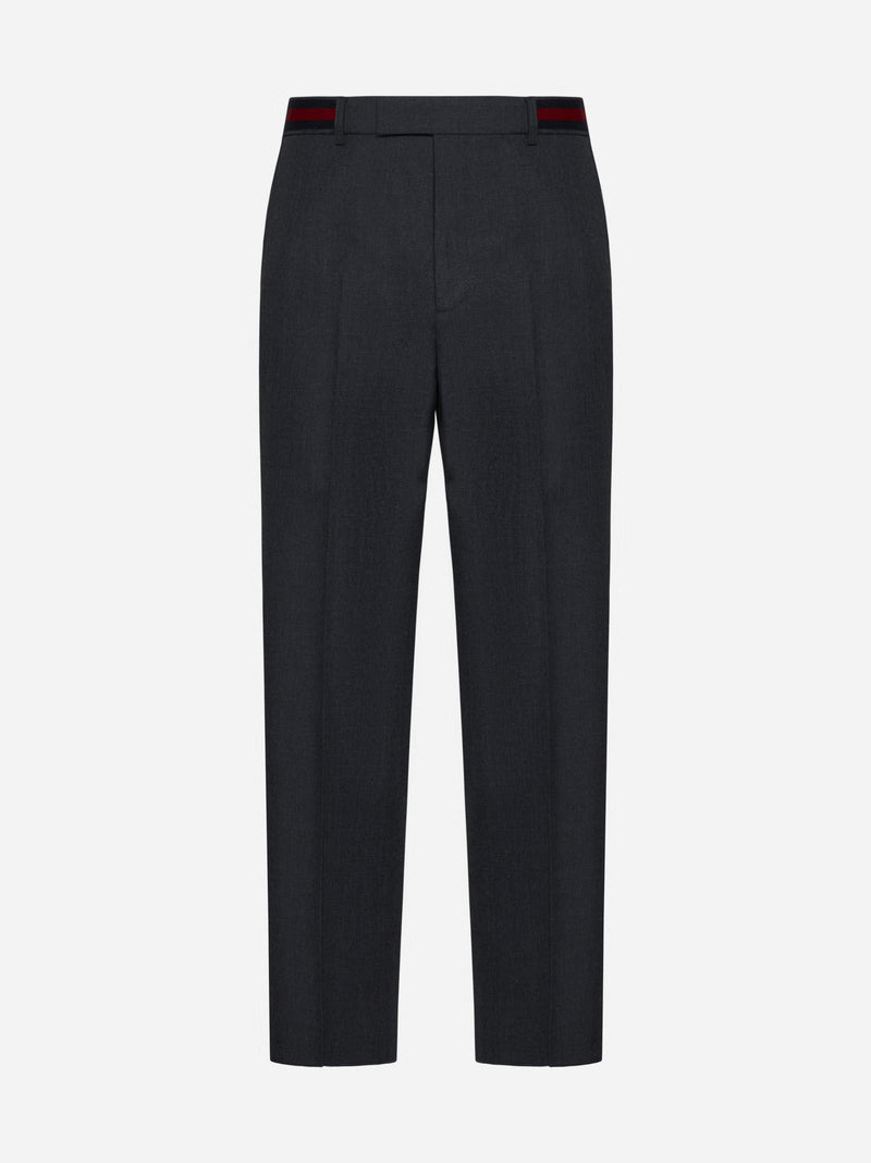 Gucci Wool-blend Trousers - Men - Piano Luigi