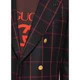 Gucci Wool Checked Blazer - Men - Piano Luigi