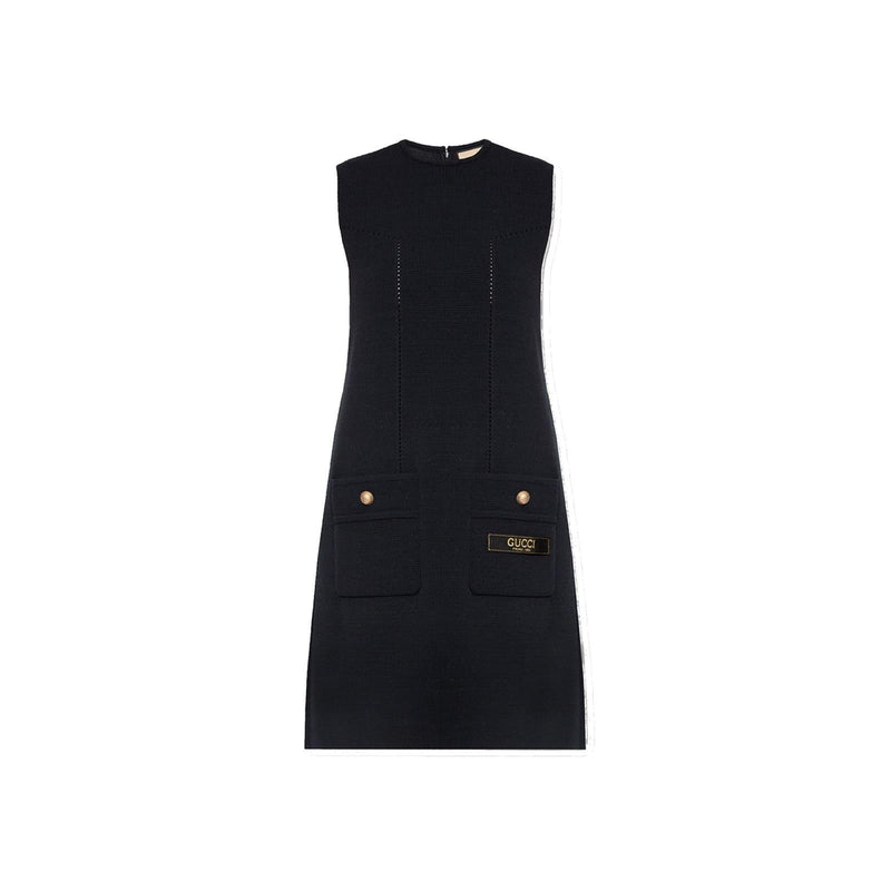 Gucci Wool Mini Dress - Women - Piano Luigi