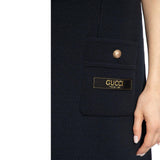 Gucci Wool Mini Dress - Women - Piano Luigi