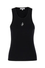 J.W. Anderson Anchor Logo Embroidered Tank Top - Women - Piano Luigi