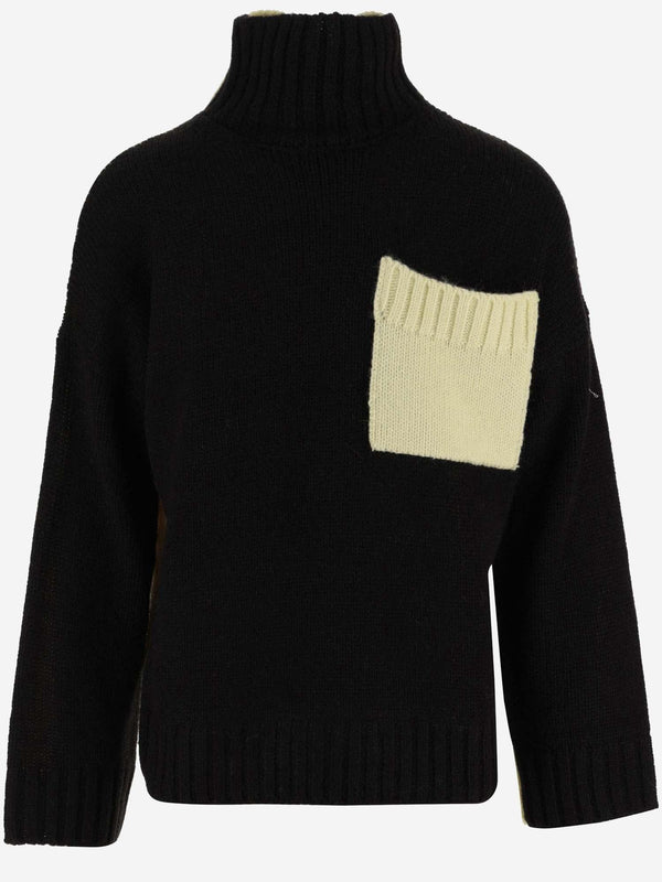J.W. Anderson Bi-color Wool Blend Sweater - Men - Piano Luigi