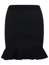 J.W. Anderson Black Viscose Blend Skirt - Women - Piano Luigi