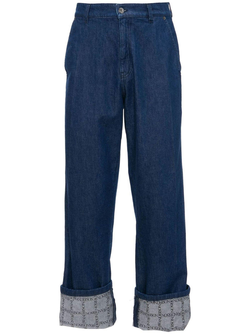 J.W. Anderson Blue Cotton Denim Jeans - Men - Piano Luigi