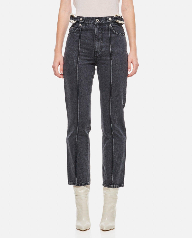 J.W. Anderson Chain Link Slim Fit Jeans - Women - Piano Luigi