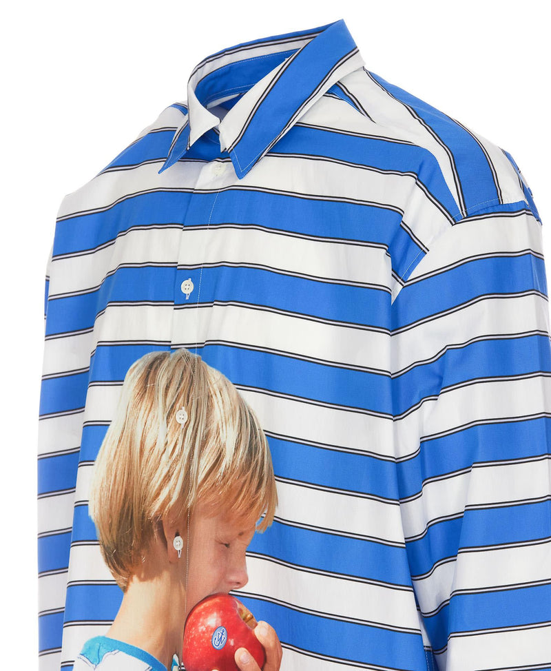 J.W. Anderson Child And Apple Printed Overshirt - Men - Piano Luigi