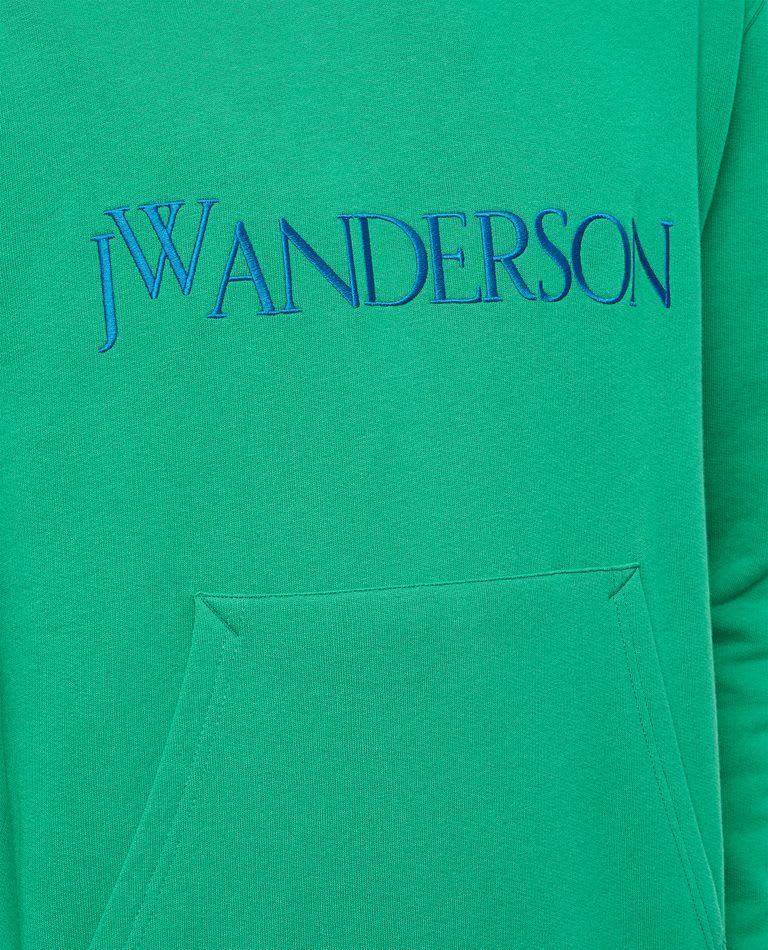 J.W. Anderson Classic Logo Cotton Hoodie - Men - Piano Luigi