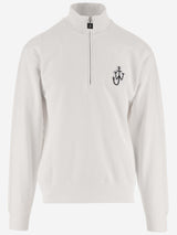 J.W. Anderson Cotton Sweatshirt With Logo Patch - Men - Piano Luigi