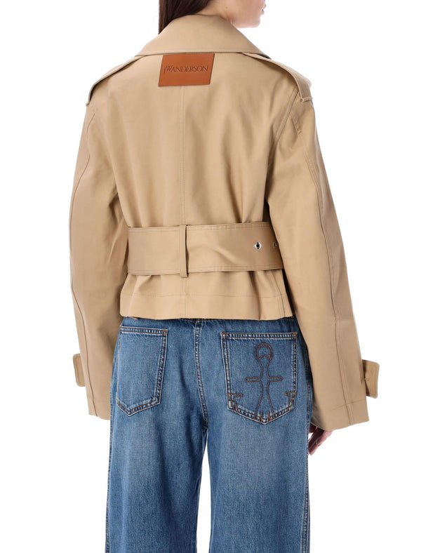 J.W. Anderson Cropped Trench Jacket - Women - Piano Luigi