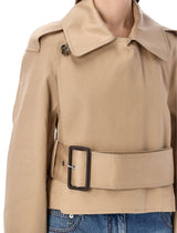 J.W. Anderson Cropped Trench Jacket - Women - Piano Luigi