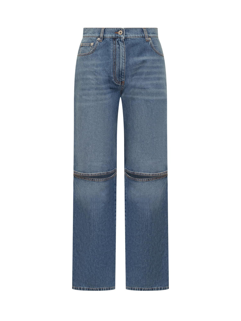 J.W. Anderson Cut-out Bootcut Jeans - Women - Piano Luigi