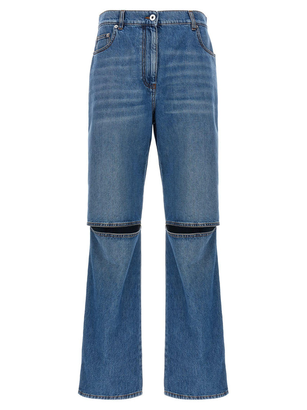 J.W. Anderson Cut-out Jeans - Women - Piano Luigi