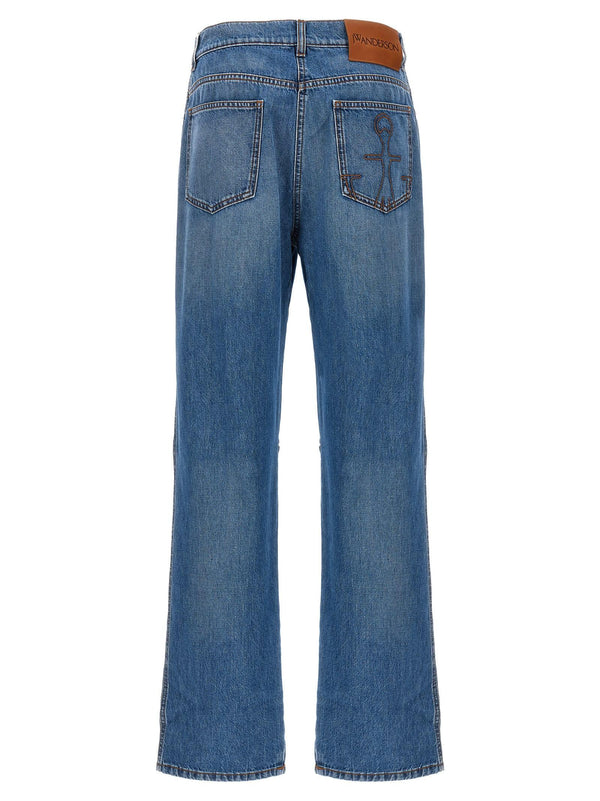 J.W. Anderson Cut-out Jeans - Women - Piano Luigi