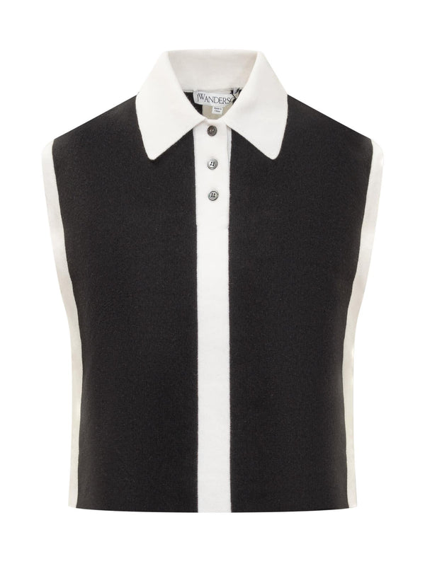 J.W. Anderson Layered Contrast Polo - Women - Piano Luigi