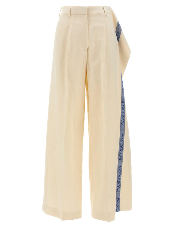 J.W. Anderson Logo Band Panel Pants - Women - Piano Luigi