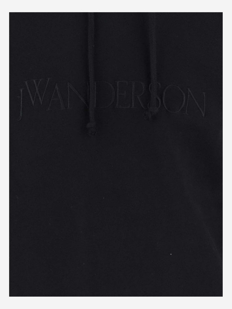 J.W. Anderson Logo Cotton Hoodie - Men - Piano Luigi