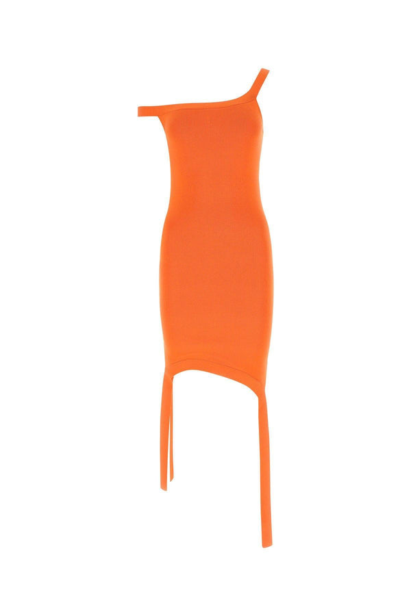 J.W. Anderson Orange Stretch Polyester Blend Mini Dress - Women - Piano Luigi
